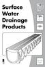 Surface Water Drainage Products